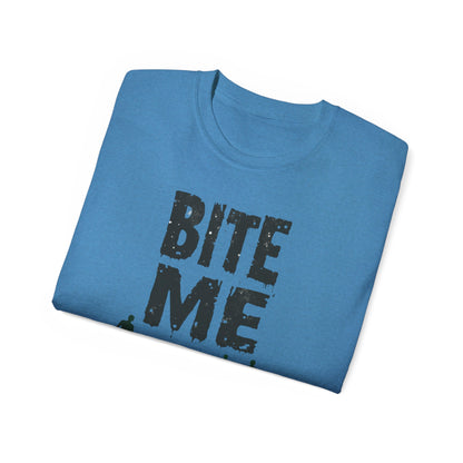 Bite Me, Unisex Ultra Cotton T-Shirt, Casual Wear, Gift for Halloween, Party Shirt, Humor Merch