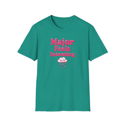 Major Feels Incoming Unisex T-Shirt, Fun Tee, Gifts for Friends, Casual Wear, Summer Fashion, Birthday Gift - Psychonaut Swag