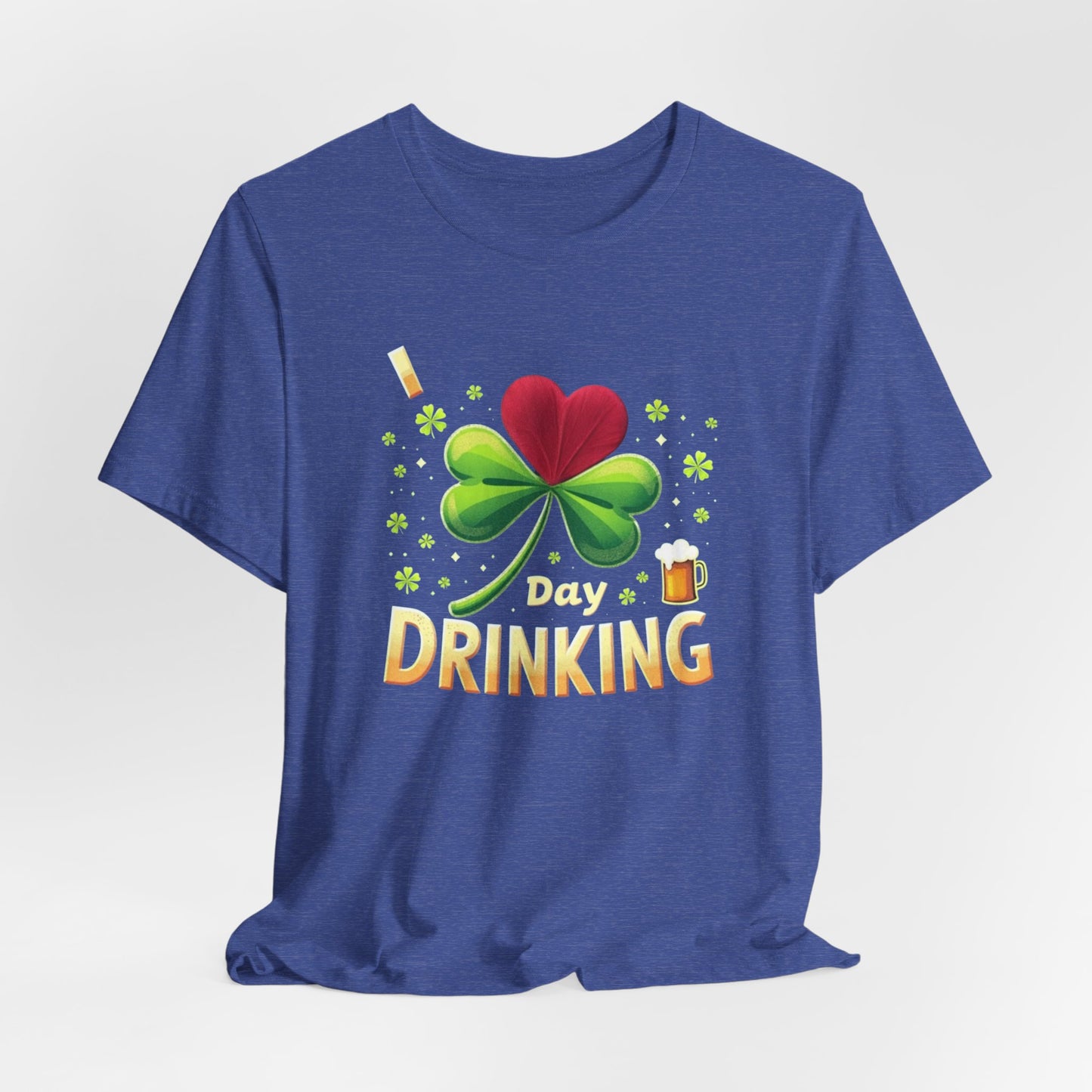 Shamrock heart, Unisex Jersey Short Sleeve Tee