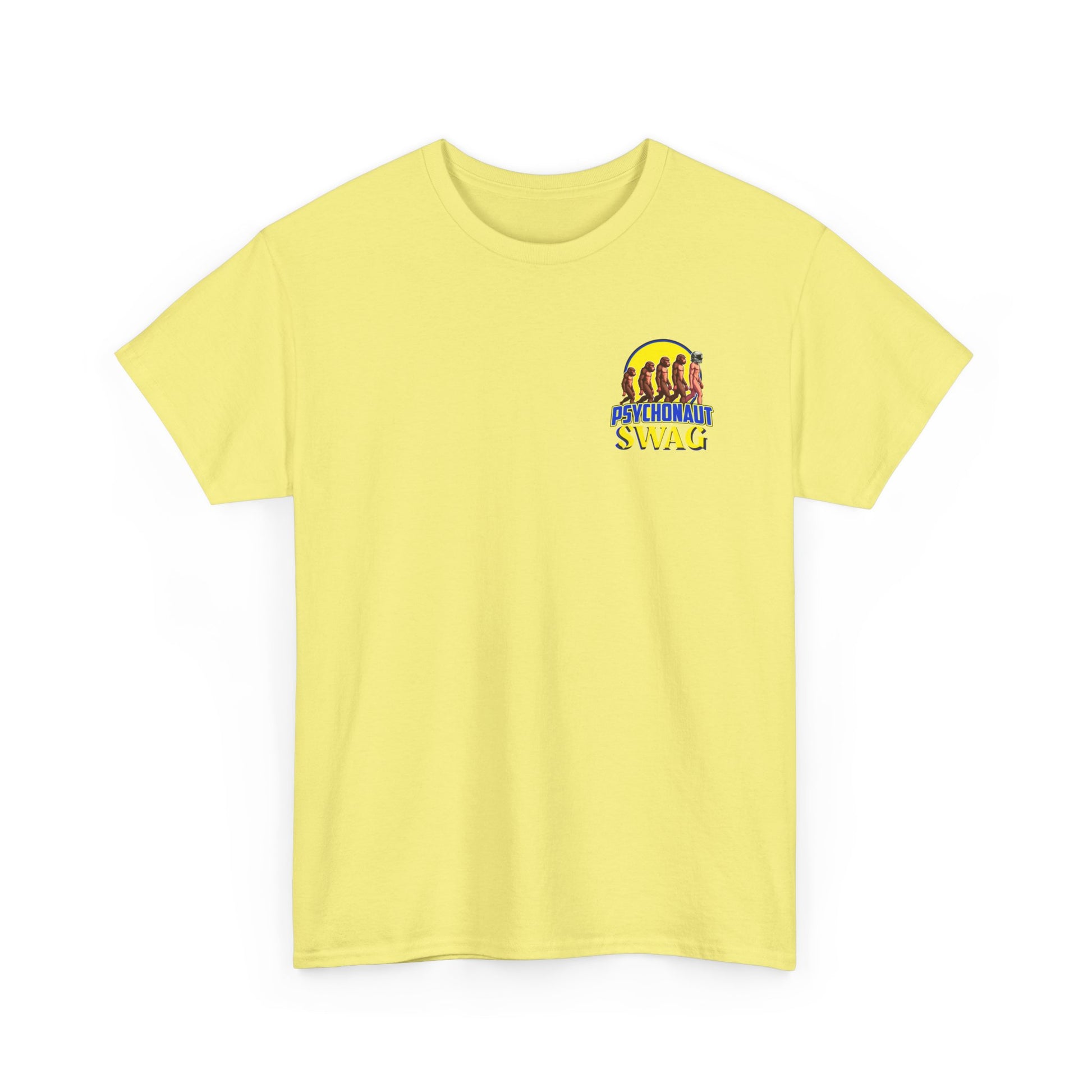 Colorful Retro Style Unisex Heavy Cotton Tee, Graphic Tee, Casual Wear, Gift Idea, Summer Fashion, Festival Outfit - Psychonaut Swag