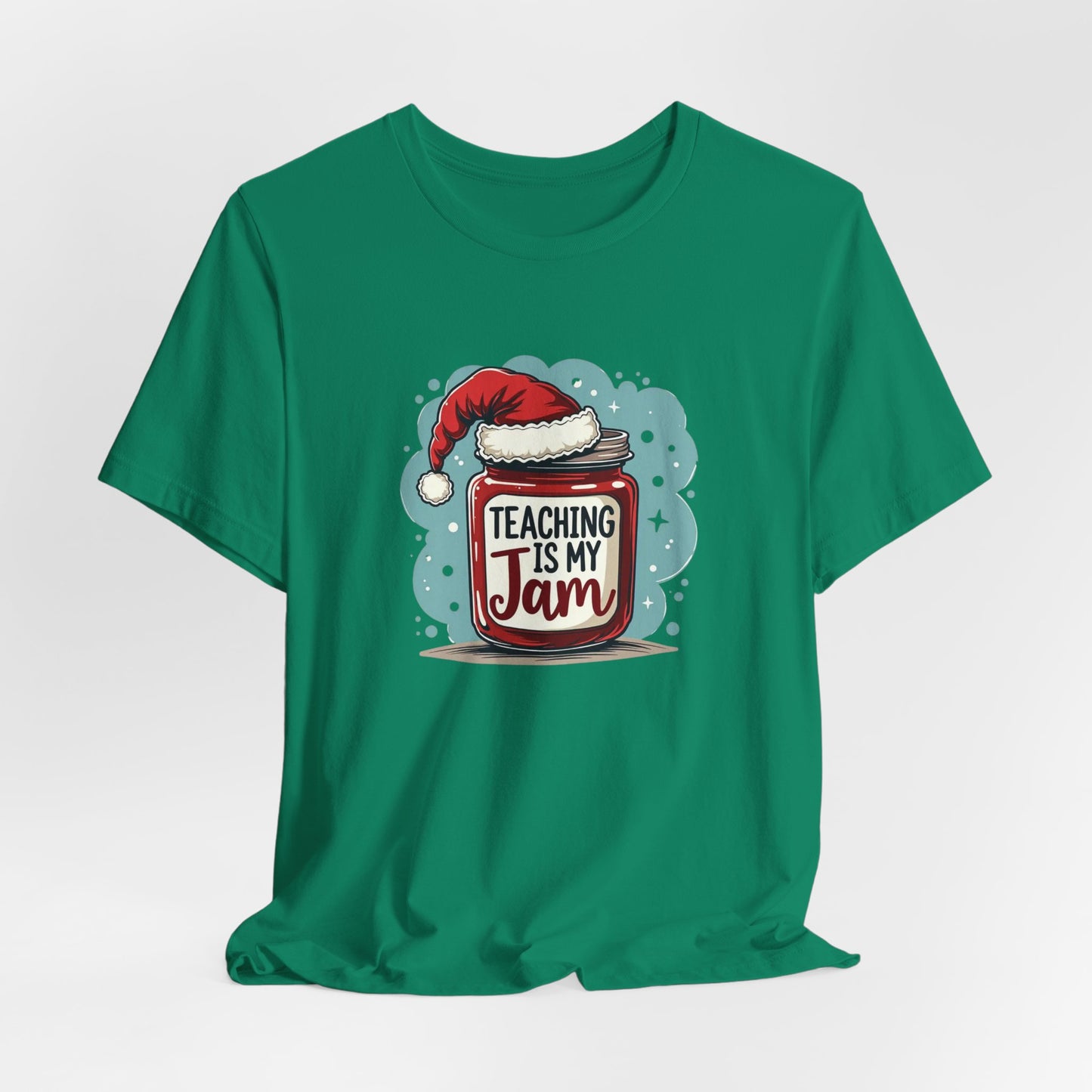 Teaching Is My Jam T‑Shirt — Cute Christmas Teacher Gift Tee