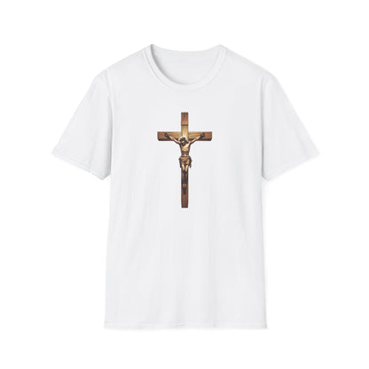 On the Cross, Unisex Softstyle T-Shirt - Psychonaut Swag