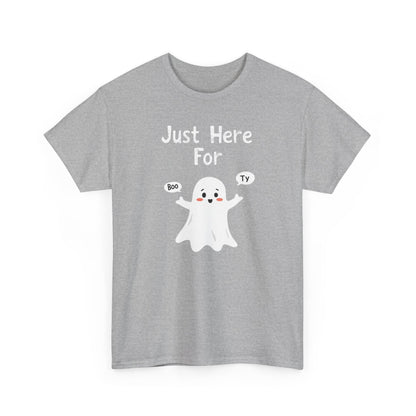 Cute Boo, Unisex Heavy Cotton Tee - Perfect for Self-Love, Gift, Casual Wear, Birthdays, or Relaxation
