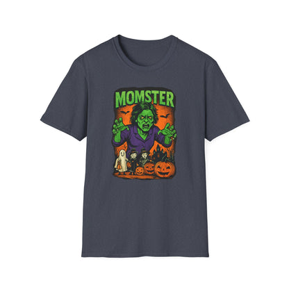 Halloween Momster T-Shirt, Unisex Spooky Tee, Cute Halloween Shirt, Gift for Halloween Lovers, Family Costume Shirt, Trick or Treat Shirt
