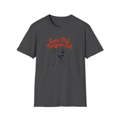 Suns Out, Tongues Out T-Shirt – Unisex Summer Tee, Dog Lovers Gift, Casual Wear, Cute Pet Shirt, Animal Lover Apparel - Psychonaut Swag