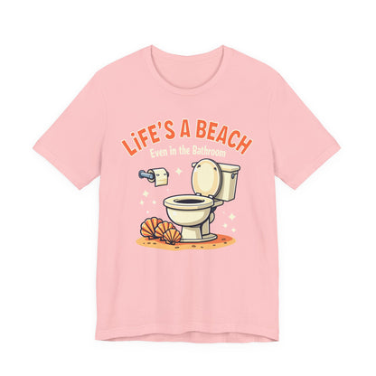 Life's a Beach, Unisex Short Sleeve Shirt - Psychonaut Swag