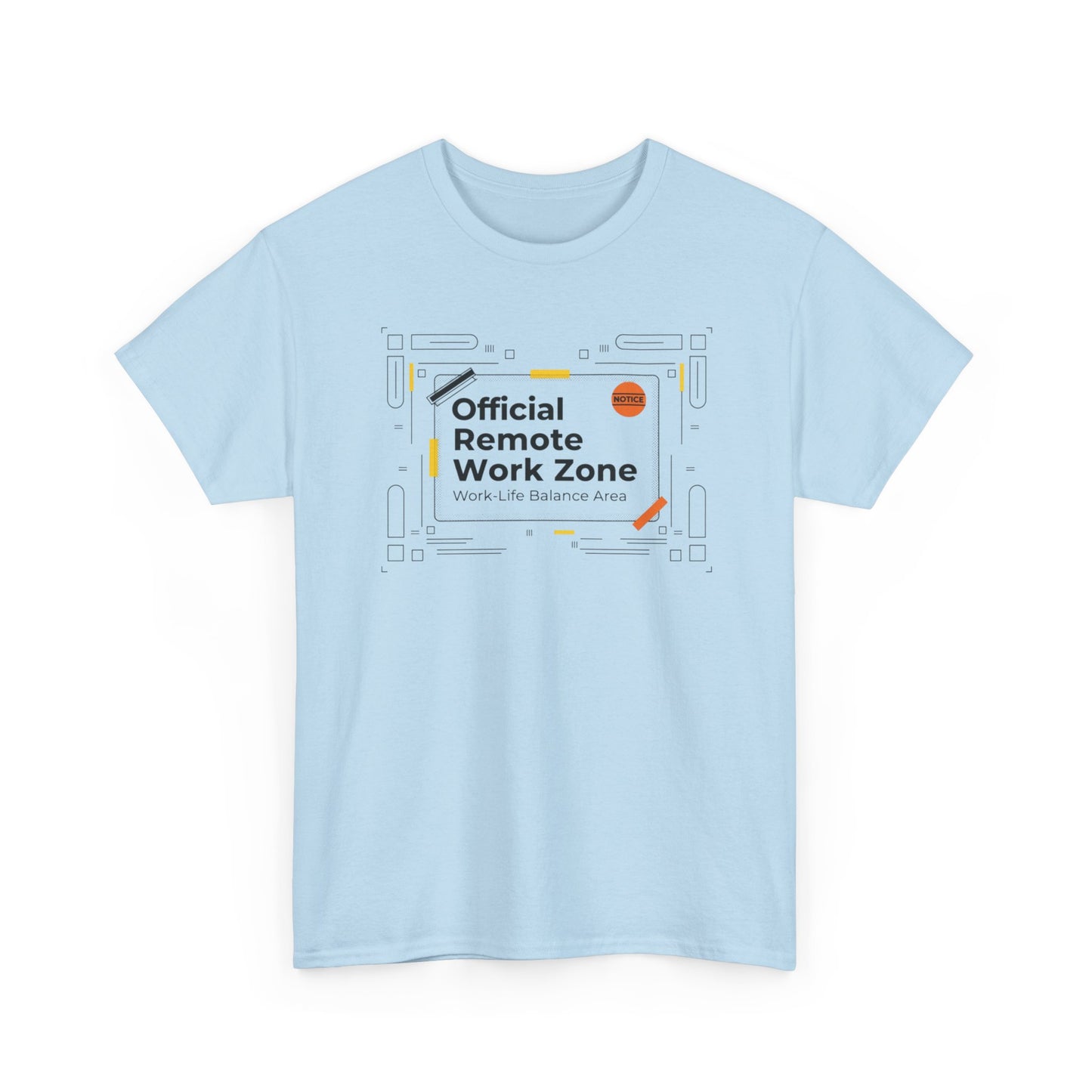Remote Worker tee, Unisex Heavy Cotton Tee