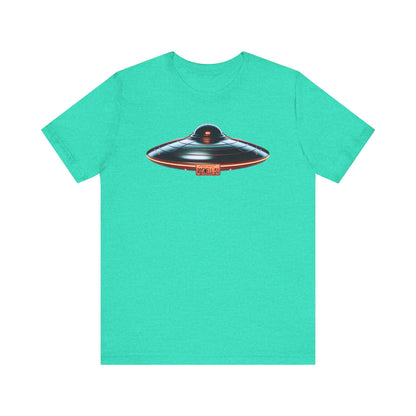 Flying Saucer, Unisex Jersey Short Sleeve Tee - Psychonaut Swag