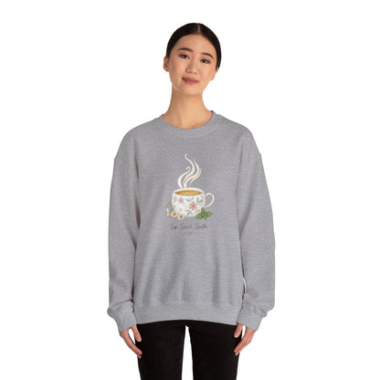Sip and Soothe, Unisex Heavy Blend™ Crewneck Sweatshirt