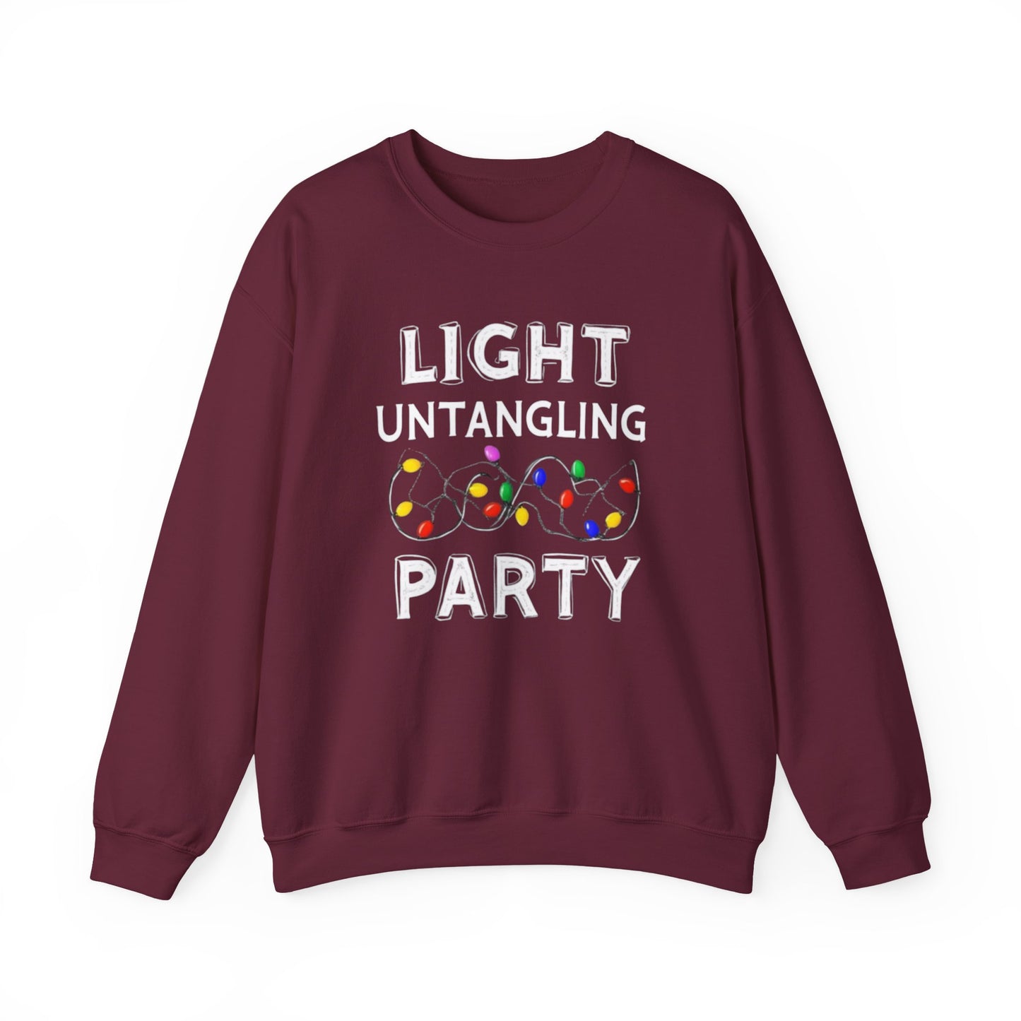 Light Untangling Party, Unisex Heavy Blend™ Crewneck Sweatshirt