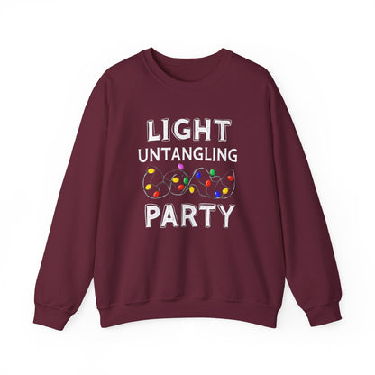 Light Untangling Party, Unisex Heavy Blend™ Crewneck Sweatshirt