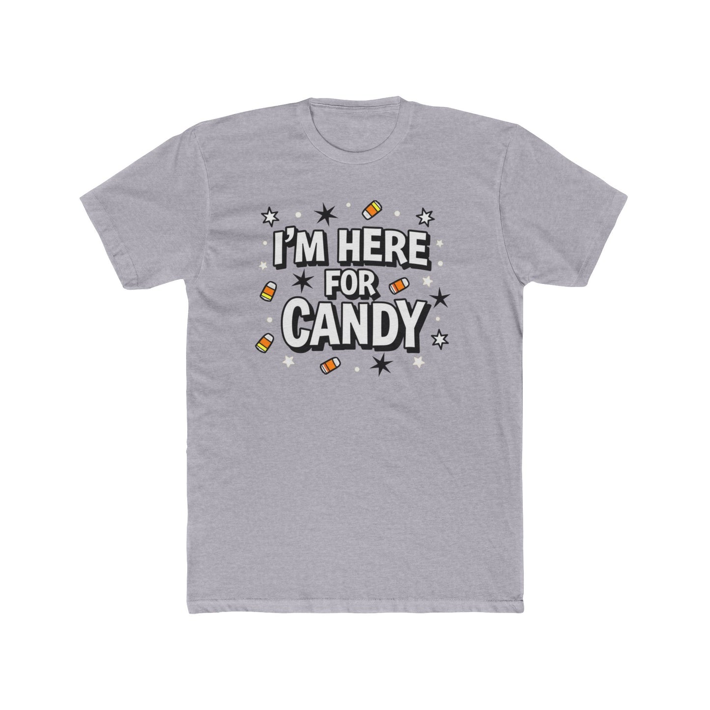 Fun Halloween Tee, I'm Here for Candy Unisex T-Shirt, Seasonal Fashion, Gift for Candy Lovers, Halloween Costume, Trick or Treat Shirt - Psychonaut Swag