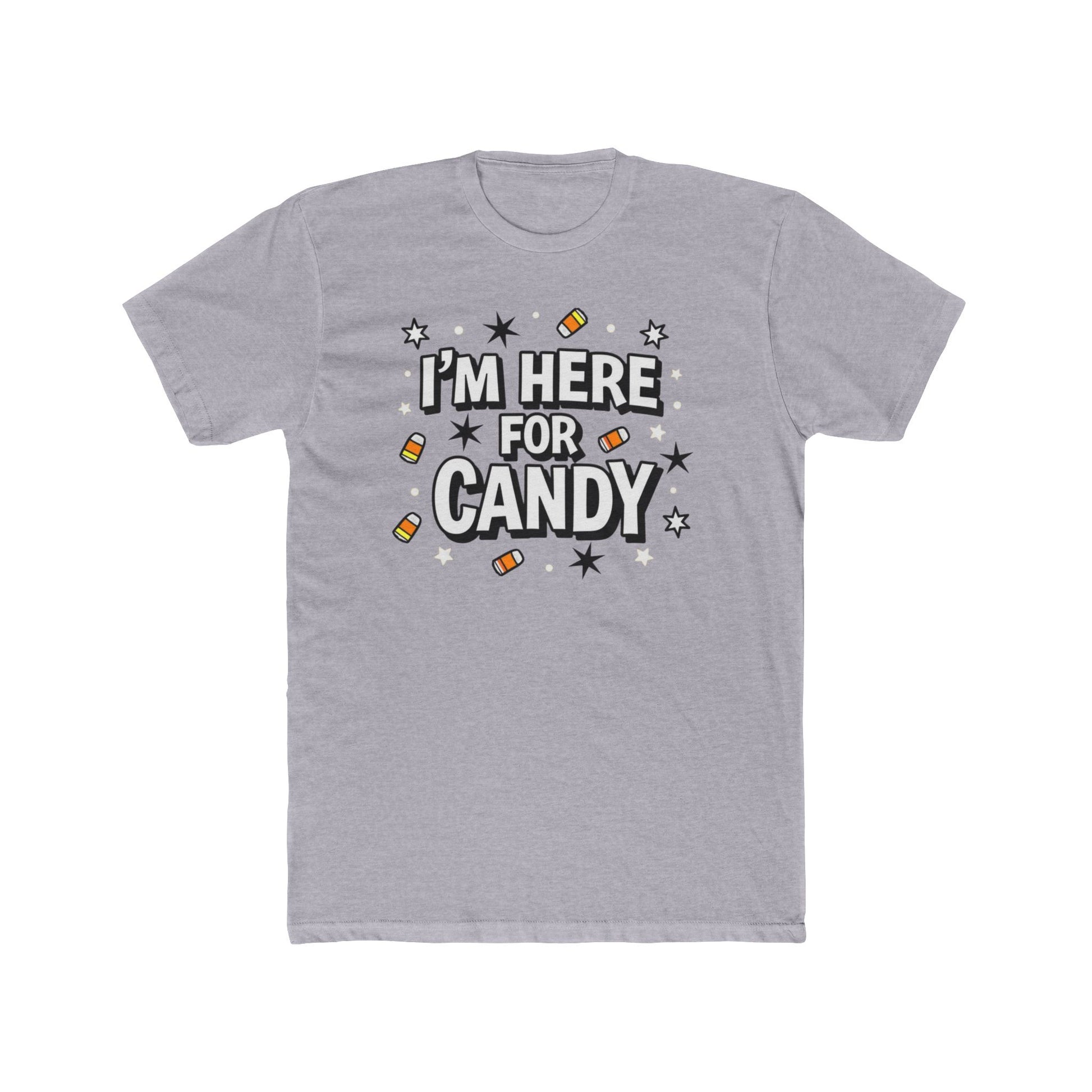 Fun Halloween Tee, I'm Here for Candy Unisex T-Shirt, Seasonal Fashion, Gift for Candy Lovers, Halloween Costume, Trick or Treat Shirt - Psychonaut Swag