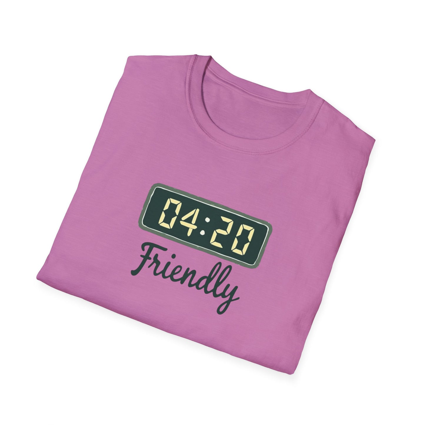 Friendly 4:20 Unisex T-Shirt | Marijuana Enthusiast Tee, Cannabis Gift, 420 Apparel, Stoner Friends Outfit, Chill Vibe Clothing