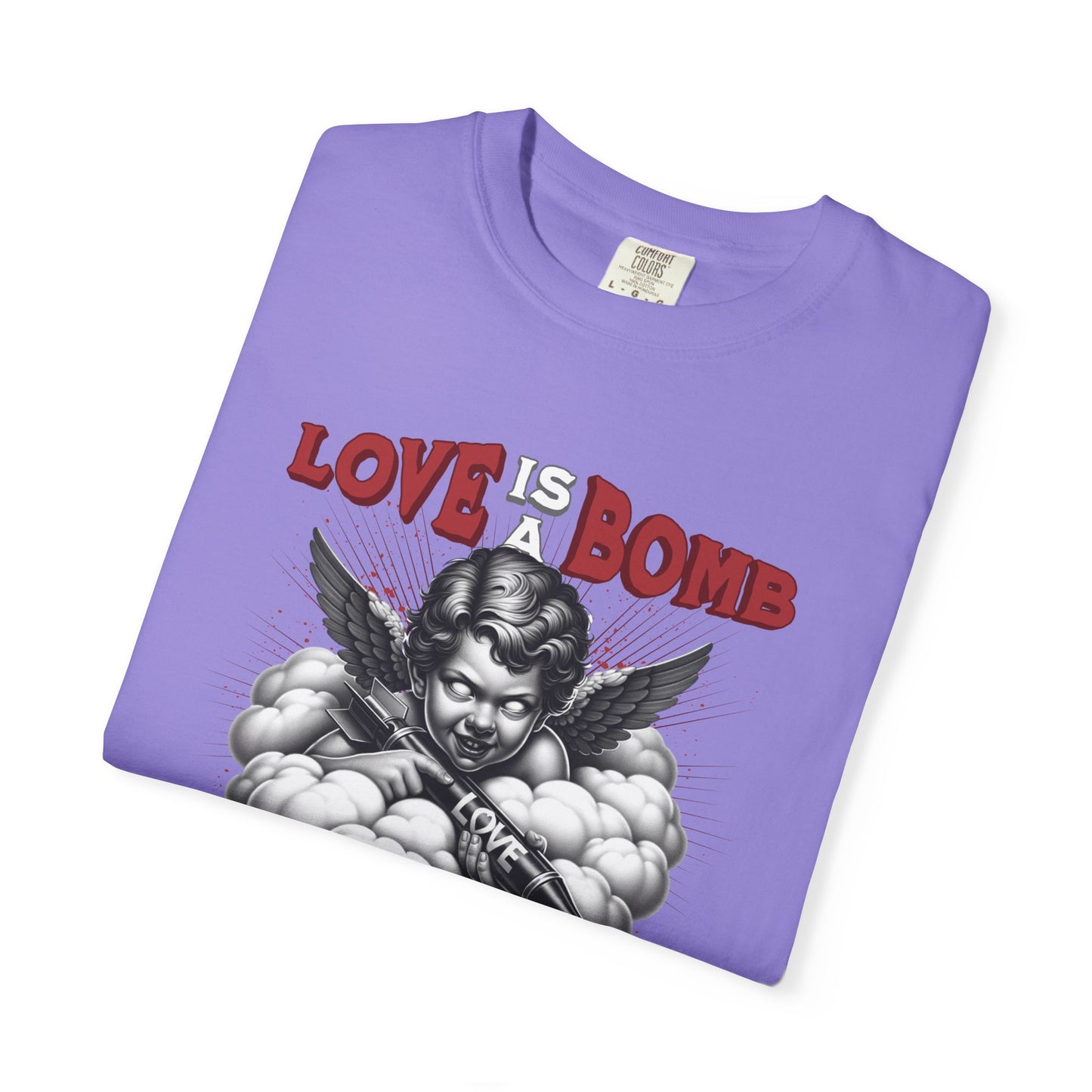 Love Is a Bomb T-Shirt — Vintage Cherub Graphic Tee
