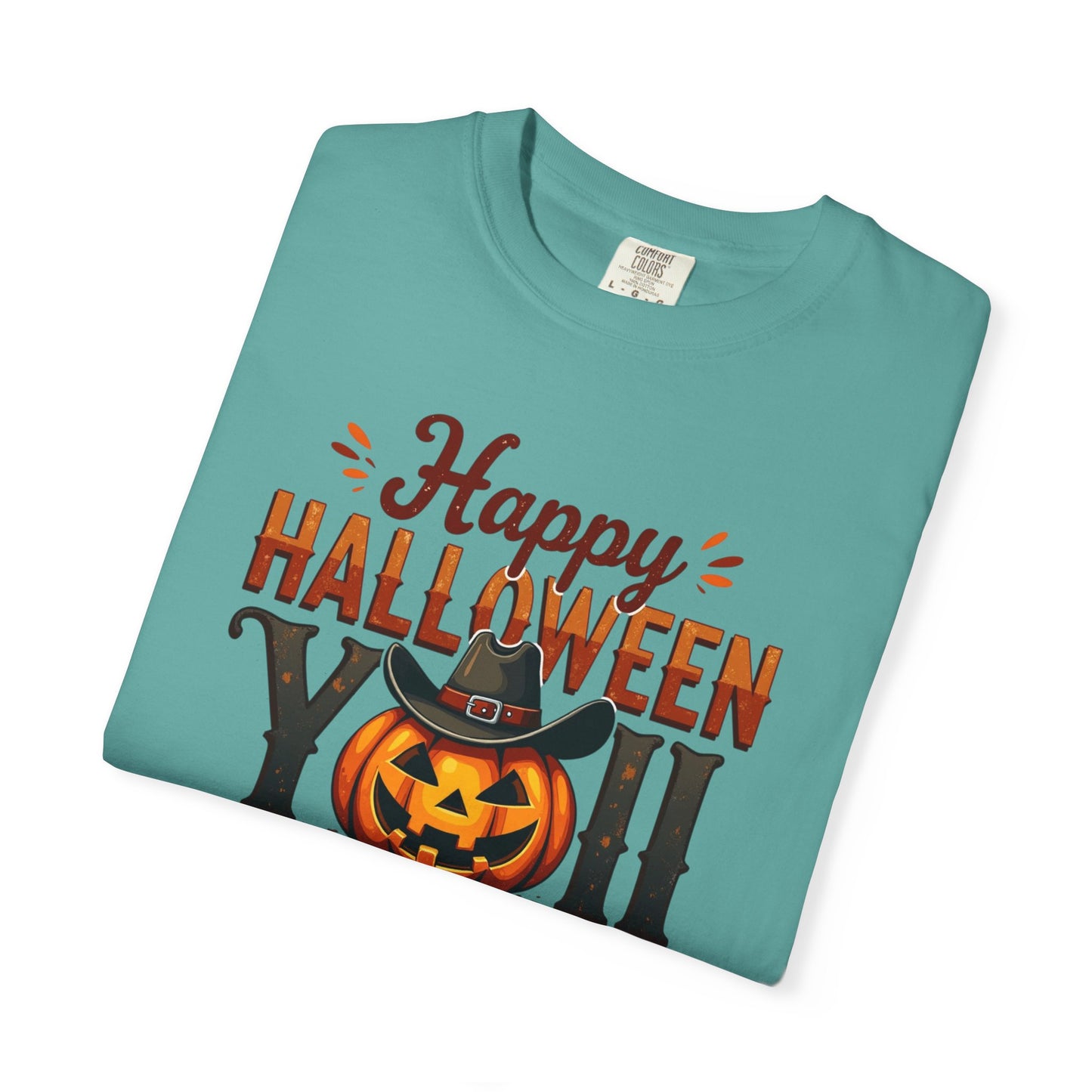 Halloween T-Shirt — "Happy Halloween You" Pumpkin Witch Graphic