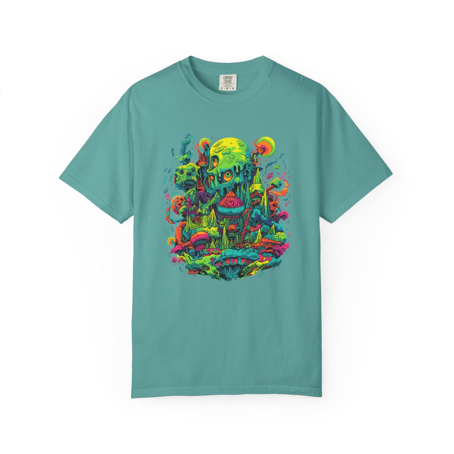 Psychedelic Dream Graphic T-Shirt — Sticky Trippy Art Tee