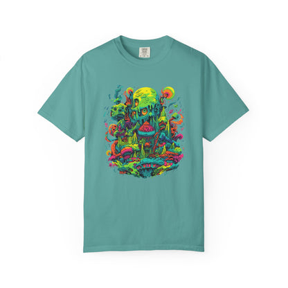 Psychedelic Dream Graphic T-Shirt — Sticky Trippy Art Tee
