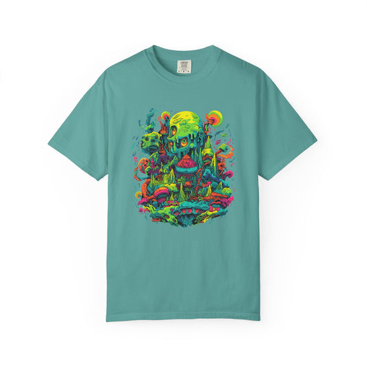 Psychedelic Dream Graphic T-Shirt — Sticky Trippy Art Tee