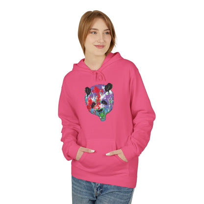 Psychedelic Panda, Unisex Midweight Softstyle Fleece Hoodie