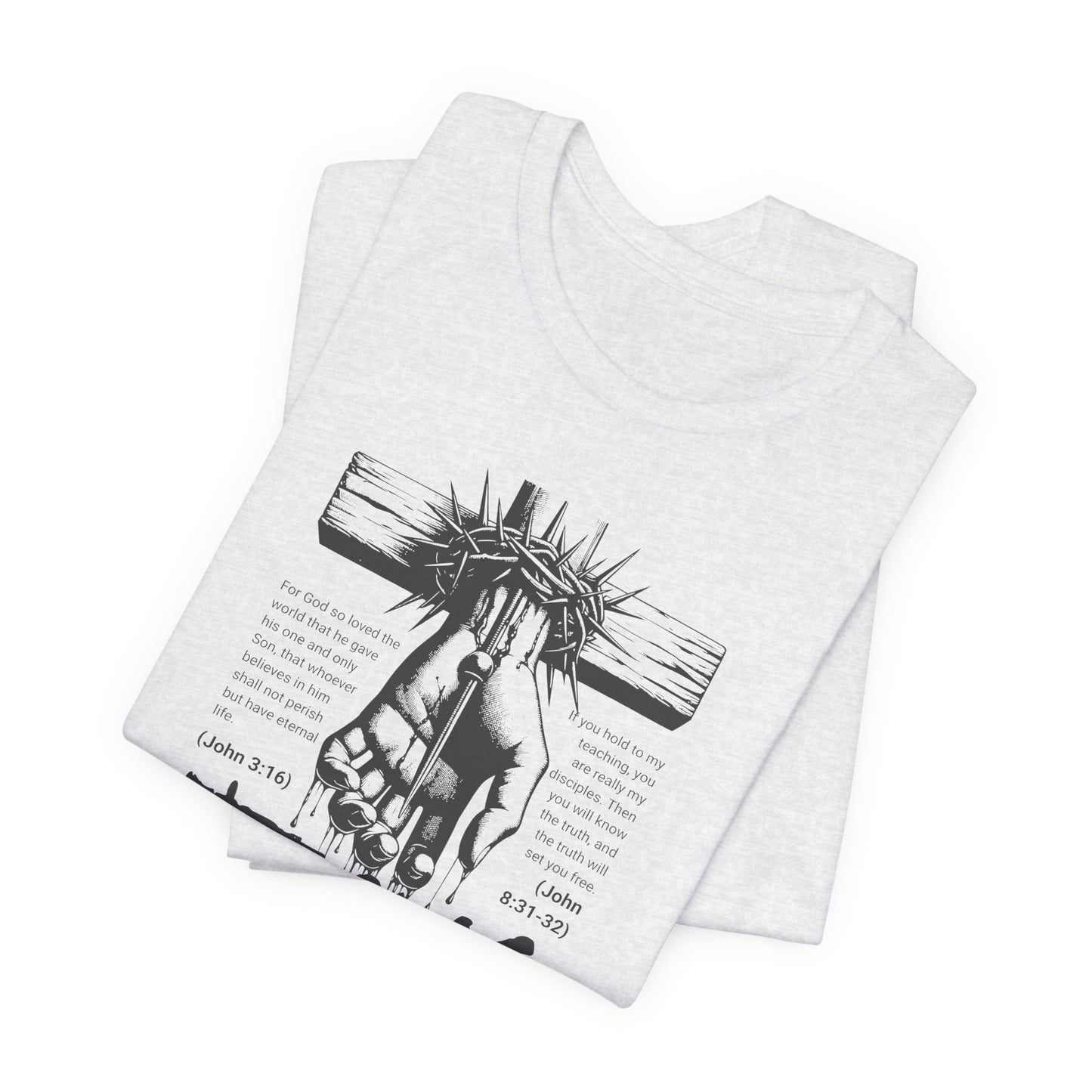 Jesus Forgive Cross T-Shirt — Christian Faith Tee