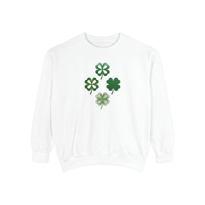 Clovers Unisex Garment-Dyed Sweatshirt