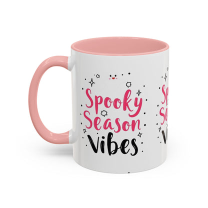 Spooky Season Vibes Accent Coffee Mug (Halloween 11/15oz)