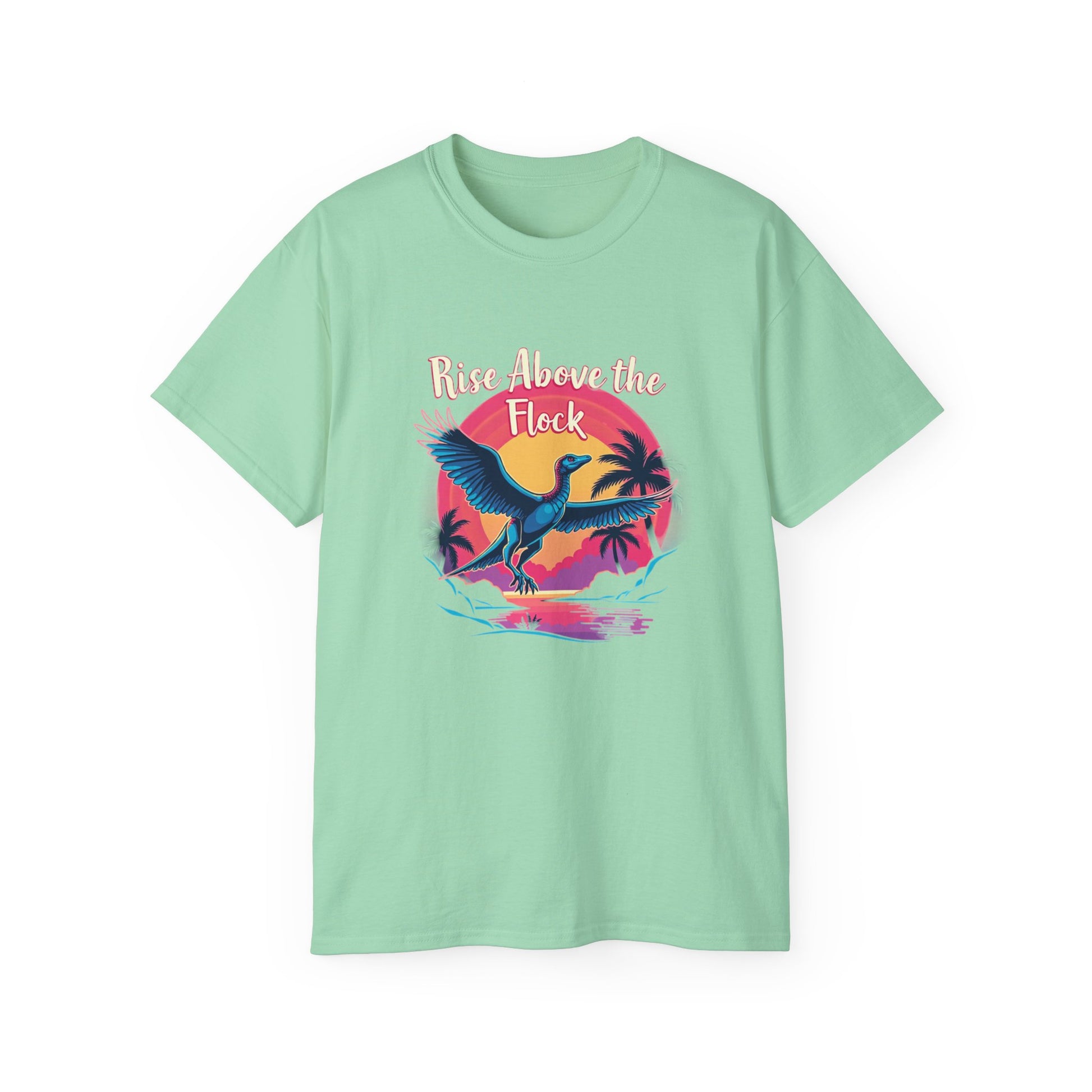 Rise Above the Flock Unisex Ultra Cotton Tee - Tropical Vibe Shirt - Psychonaut Swag