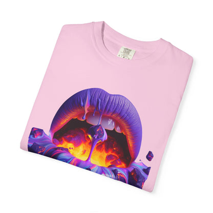 Lava Lips, Unisex Garment-Dyed T-shirt