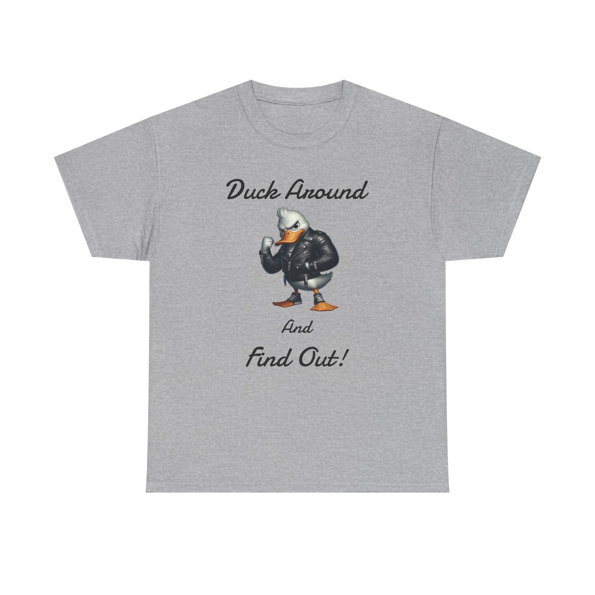 Duck Around, Unisex Heavy Cotton Tee - Psychonaut Swag