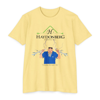 Haydonberg Turning The Lights On, Unisex CVC Jersey T-shirt