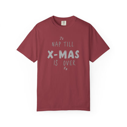 Nap Till X-Mas T-Shirt — Funny Christmas Holiday Tee