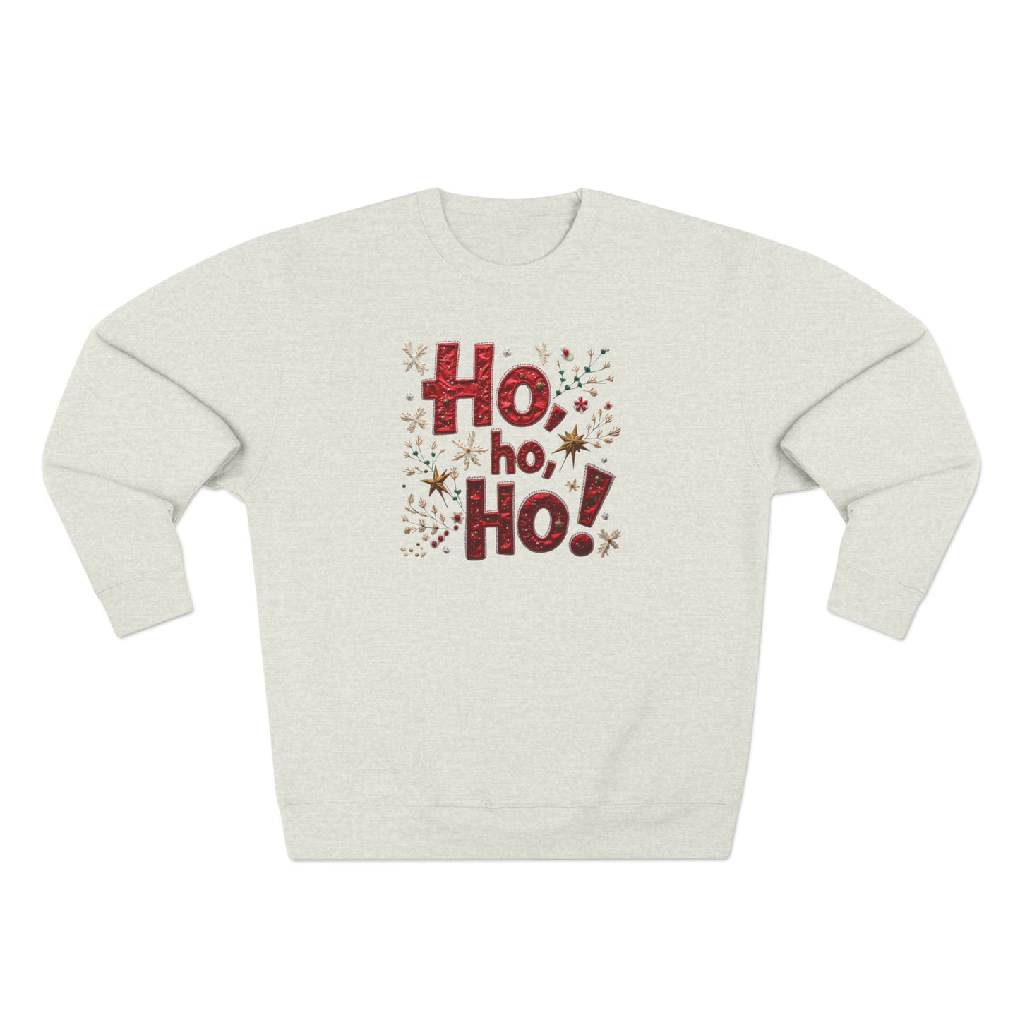 Ho Ho Ho! Christmas Crewneck Sweatshirt – Festive Holiday Sweater