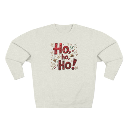Ho Ho Ho! Christmas Crewneck Sweatshirt – Festive Holiday Sweater