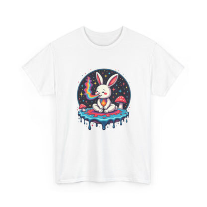 Mystical Bunny Tee — Cute Meditating Rabbit Graphic T-Shirt