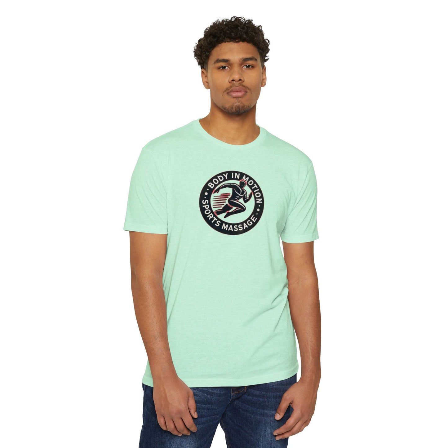 Body In Motion Sports Massage T-Shirt — Recovery & Mobility Athletic Tee