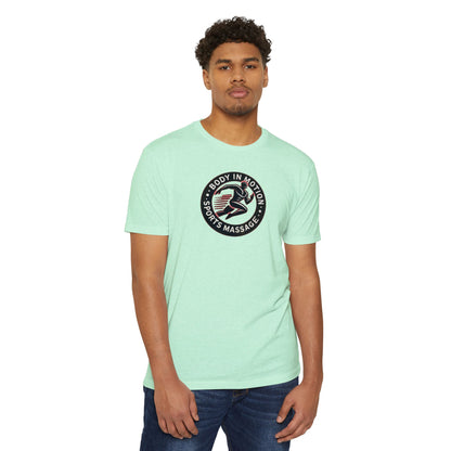 Body In Motion Sports Massage T-Shirt — Recovery & Mobility Athletic Tee