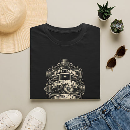 Epic Dose Graphic T-Shirt — Microdose, Macrodose, Megadose Vintage Design