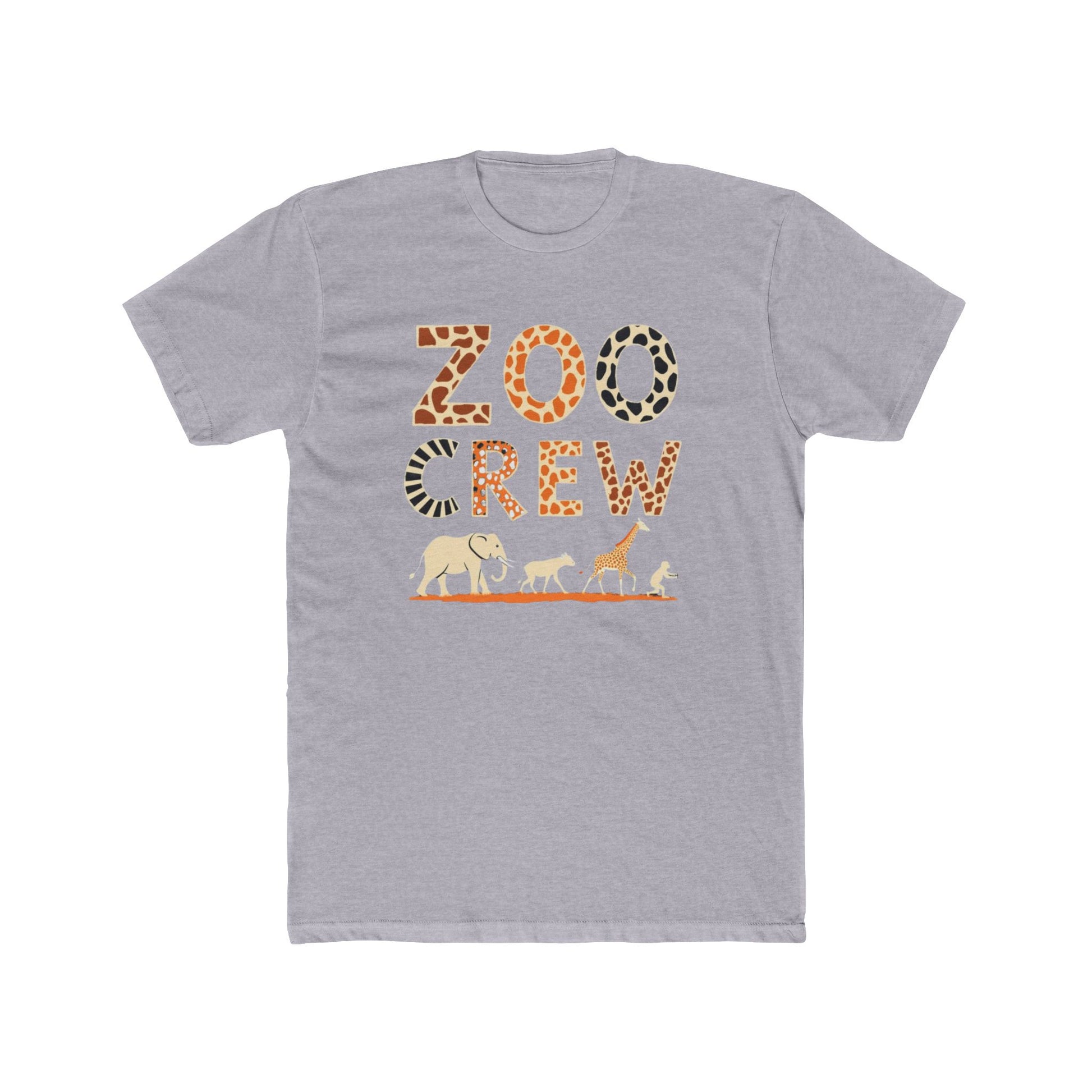 Zoo Crew Unisex Cotton Crew Tee, Animal Shirt, Wildlife Apparel, Zoo Membership Gift, Family Outing Tee, Fun Educational Outfits - Psychonaut Swag