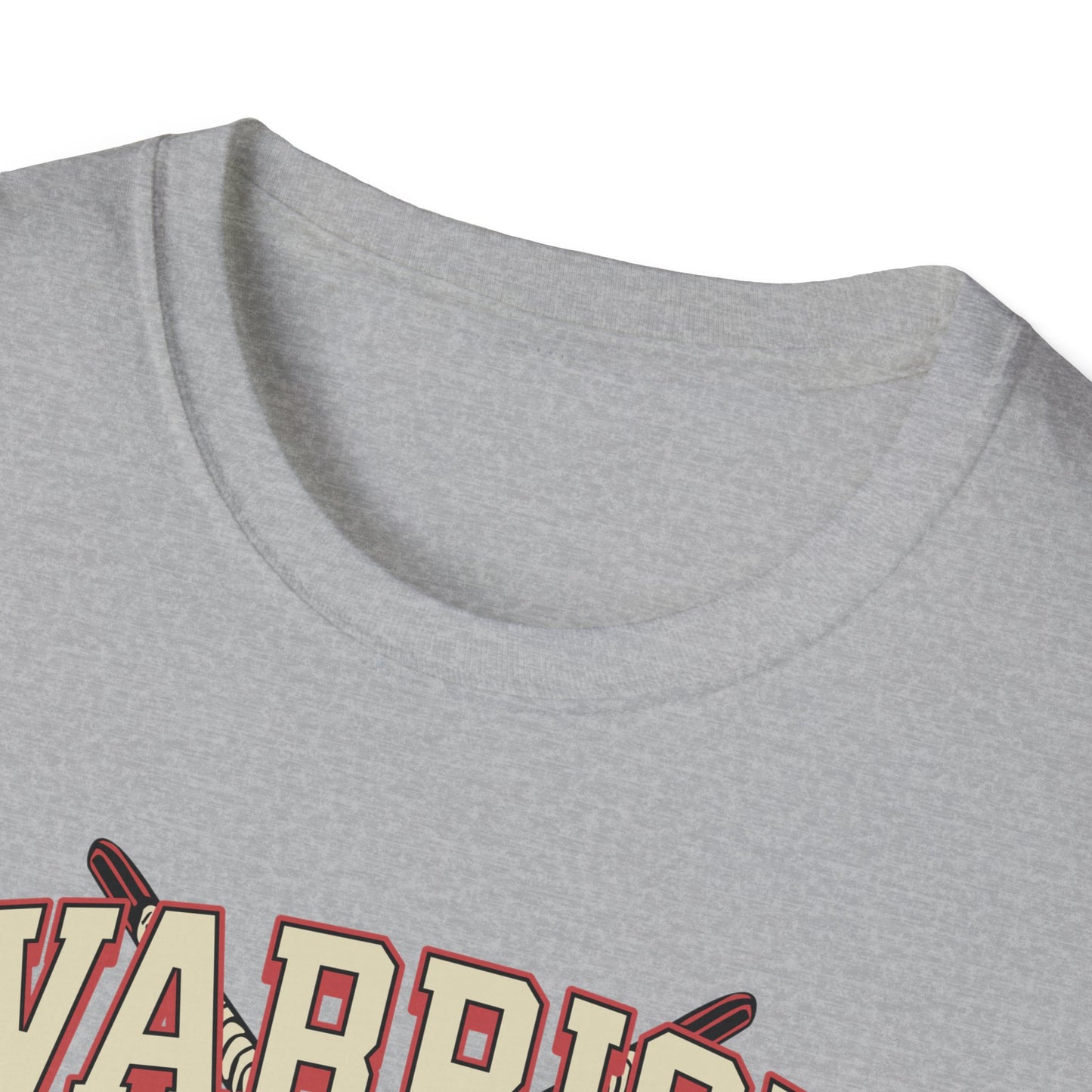 Warrior Hockey Mask T-Shirt — Vintage Sports Skull Design