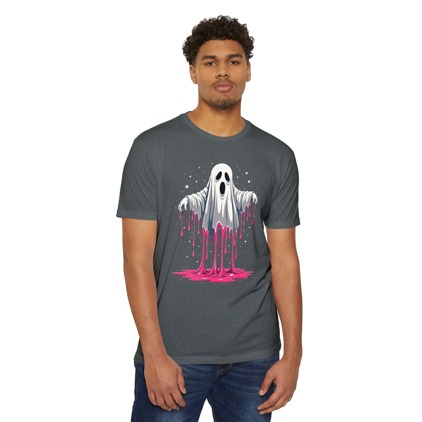 Drippy Ghost T-Shirt — Cute Dripping Halloween Tee