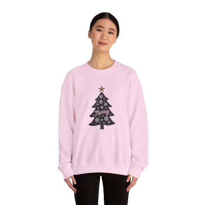 Merry Tree, Christmas sweatshirt, Unisex Heavy Blend™ Crewneck Sweatshirt