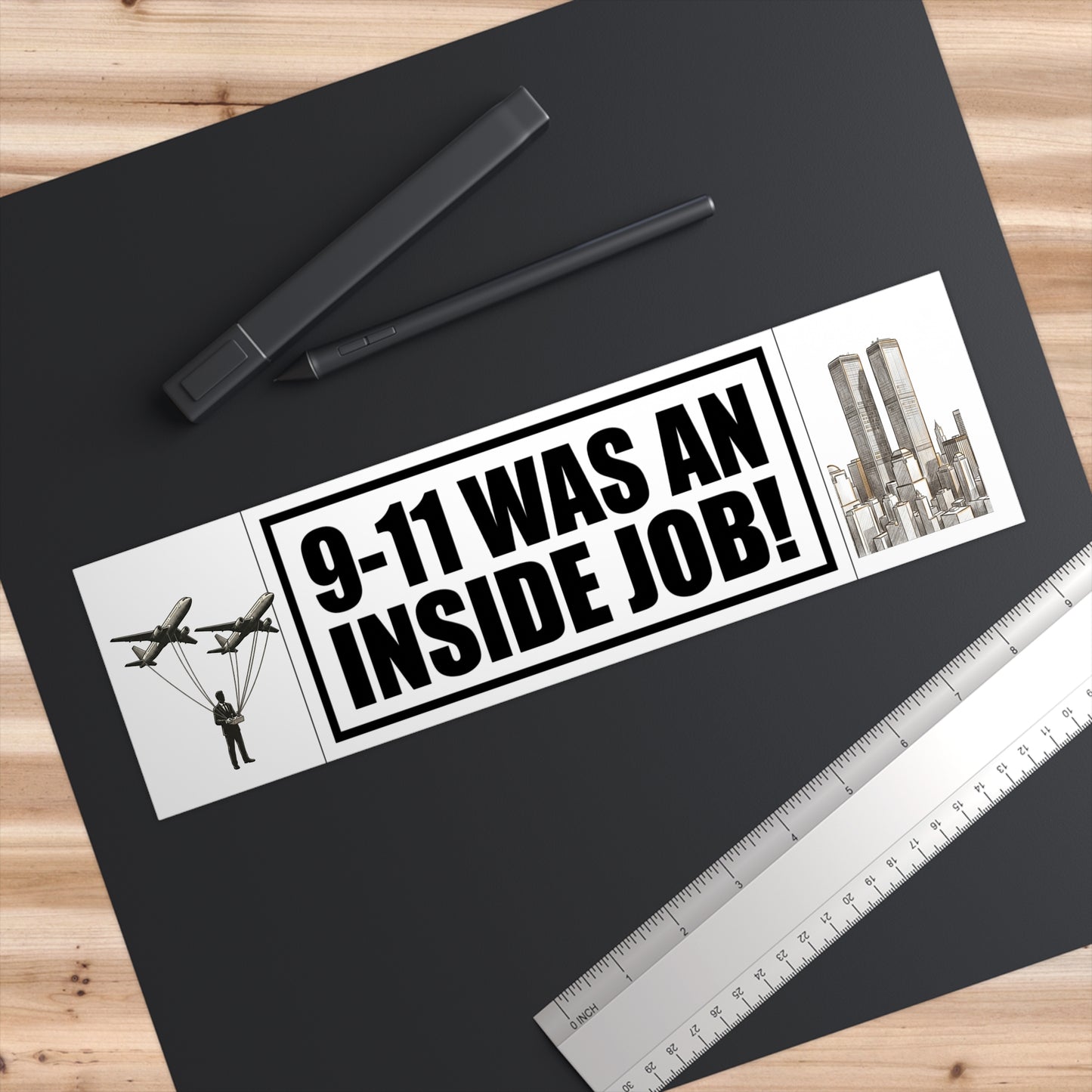 9-11 inside job Bumper Stickers
