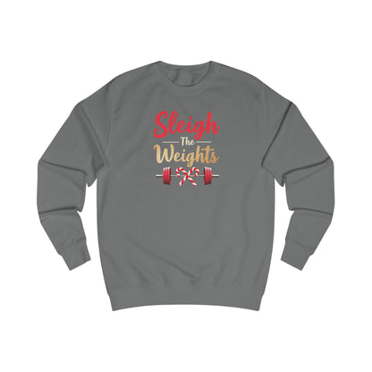 Sweatshirt — "Sleigh Weights" Christmas Gym Holiday Fitness Sweater