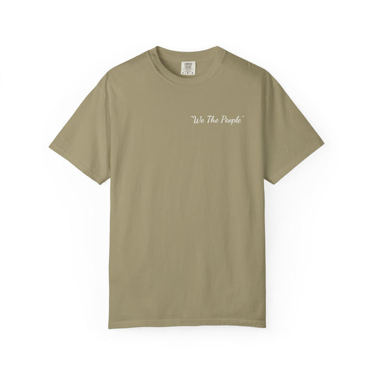 We the People/flag,  Unisex Garment-Dyed T-shirt - Psychonaut Swag