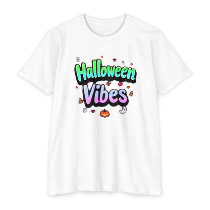 Halloween Vibes tee, Unisex T-Shirt, Spooky Graphic Tee, Fall Fashion, Halloween Costume, Casual Wear, Trick or Treat Shirt