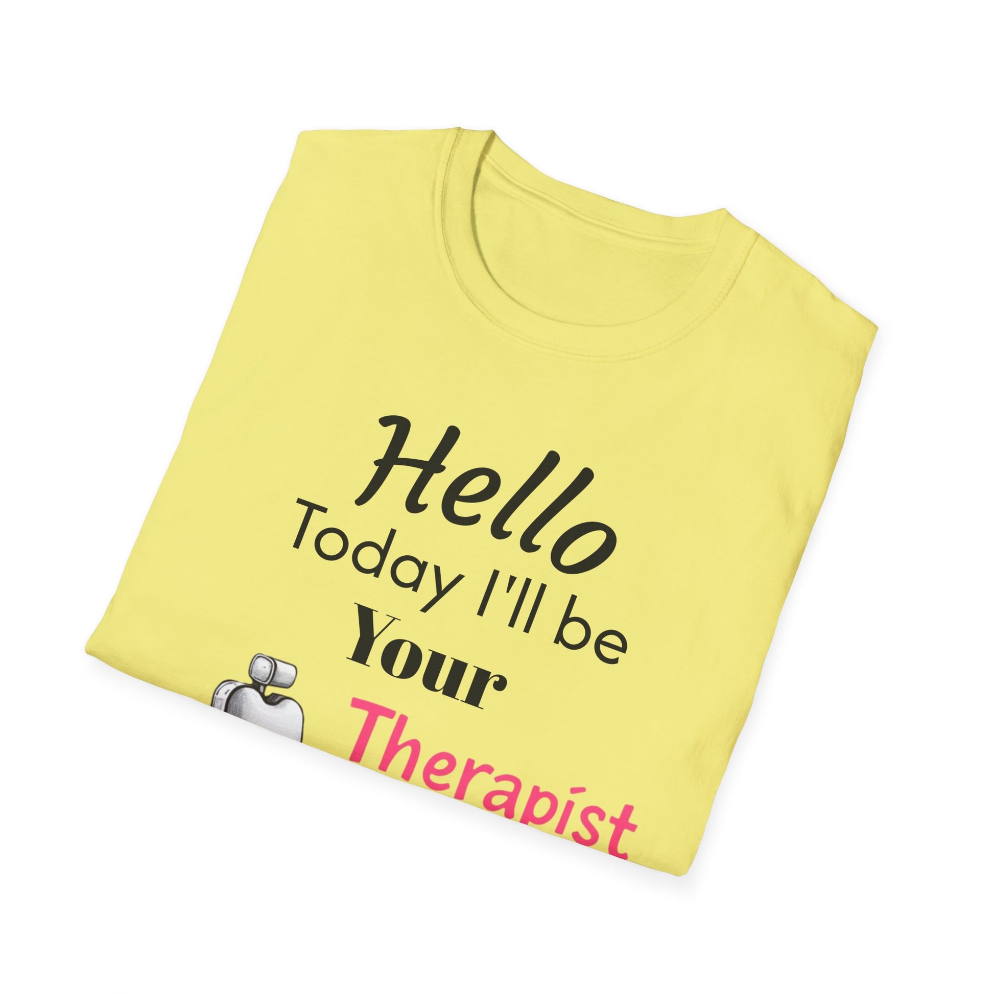 Hair stylist therapy, Unisex Softstyle T-Shirt | Perfect Gift for Barbers, Stylists, Hairdressers, Funny Tee for Self-Care Sundays, Hair Salon [...] - Psychonaut Swag