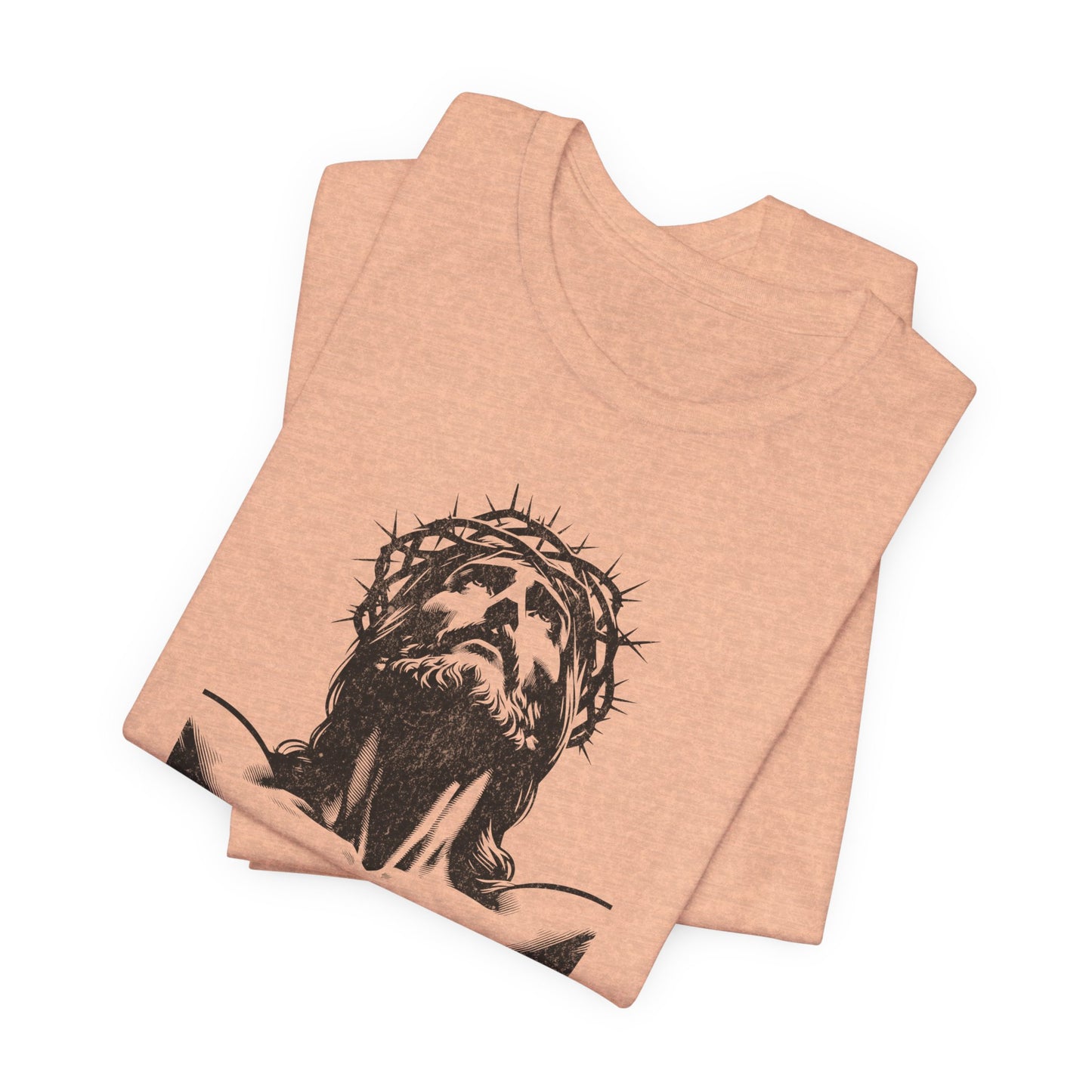 Risen Jesus Portrait Tee — Christian Easter Resurrection T-Shirt