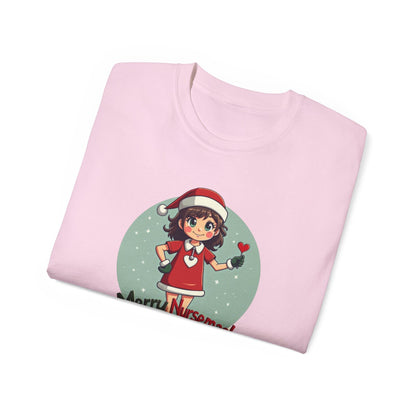 Nurse Christmas Tee — "Merry Nursemas!" Holiday Nurse T-Shirt
