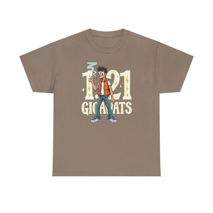 Gigawatts of Power,  Unisex Heavy Cotton Tee, Graphic Shirt, Retro Tee, Casual Wear, Geek Fashion, Fun Gift - Psychonaut Swag